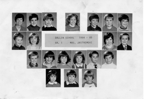 Jeff and I in 1st grade